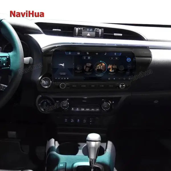 12.3 Inch Android 11 Car Stereo Auto Radio Multimedia GPS Navigation for Toyota Hilux Android Car Radio Frame