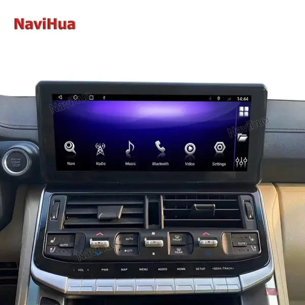 12.3 Inch Android Car Radio Stereo DSP Function FM Wave Band GPS Navigation Carplay Compatible Toyota Land Cruiser LC300