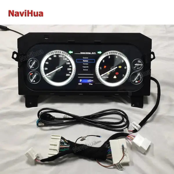 12.3 Inch Car Digital Instrument Cluster Oil Gauge Car LCD Dashboard Speed Meter Speedometer for Toyota Prado