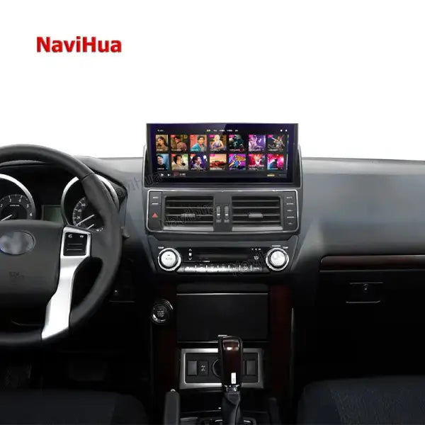 12.3 Inch Car GPS Navigation System Multimedia Video Player Car Radio Android for Tesla Lexus Style Toyota Prado 2014-17