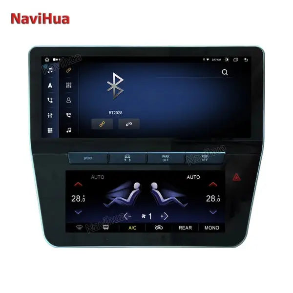 12.3 Inch Car Stereo Car DVD Player Android Car Radio GPS Navigation Multimedia and AC Control Panel for Maserati GT