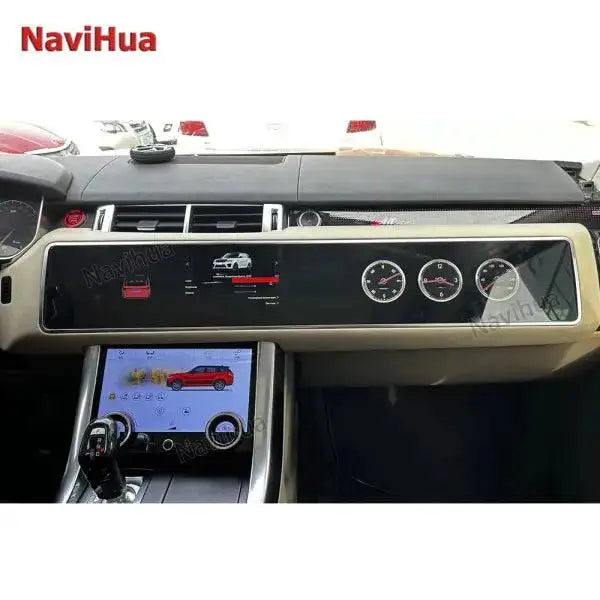 Range Rover Head Unit 12.3 Inch Dual Screen Auto Head Unit for Range Rover Sport L494 2013 2