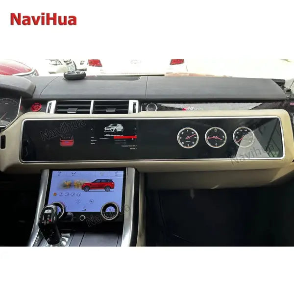 12.3 Inch Dual Screen Design for Range Rover Sport L494 2013-2016 Android Car Radio with Co-Polit Entertainment System