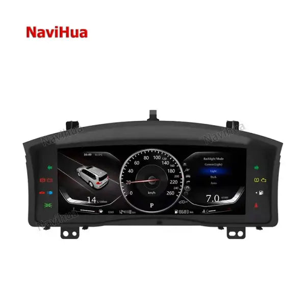 12.3 Inch Full Touch Screen Multimedia Speed Meter Car LCD Dashboard Digital Instrument Cluster for Lexus LX570