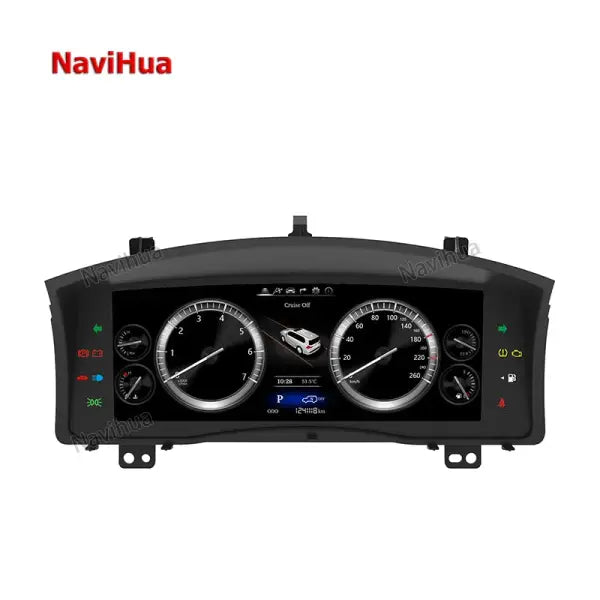 12.3 Inch Full Touch Screen Multimedia Speed Meter Car LCD Dashboard Digital Instrument Cluster for Lexus LX570