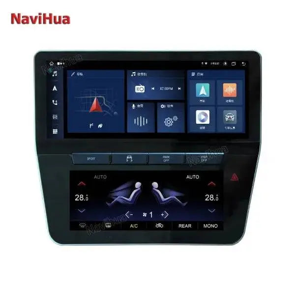 12.3 Inch Touch Screen AC Control Panel Car DVD Player