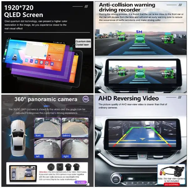 12.3 Inch Touch Screen Car Radio Android Audio Pour Car DVD Player Stereo for Honda Accord 8Th 2008-2016