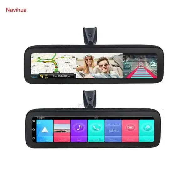 12 Inch Android Car Recorder Camera DVR Front Rear 4K Dash