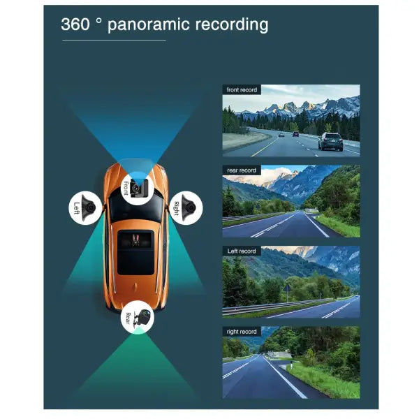 12 Inch Android Car Recorder Camera DVR Front Rear 4K Dash Cam DVR Car Mirror Dash Cam Touch Screen Car Black Box