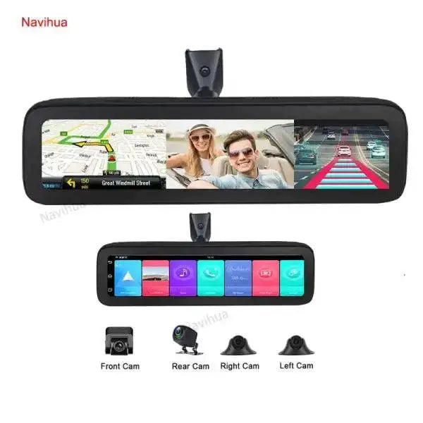 12’’ IPS Touch Screen 4K GPS Car Video Camera Driving