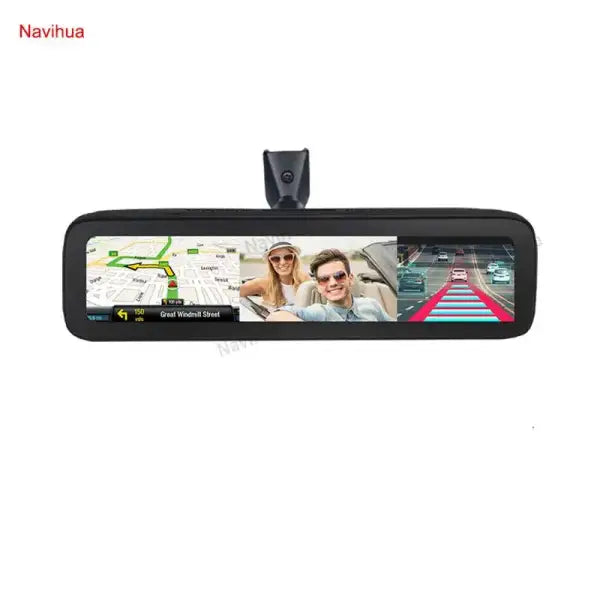 12" IPS Touch Screen 4K GPS Car Video Camera Driving Recorder Stream Media Front Rear View Mirror Camera Car Black Box