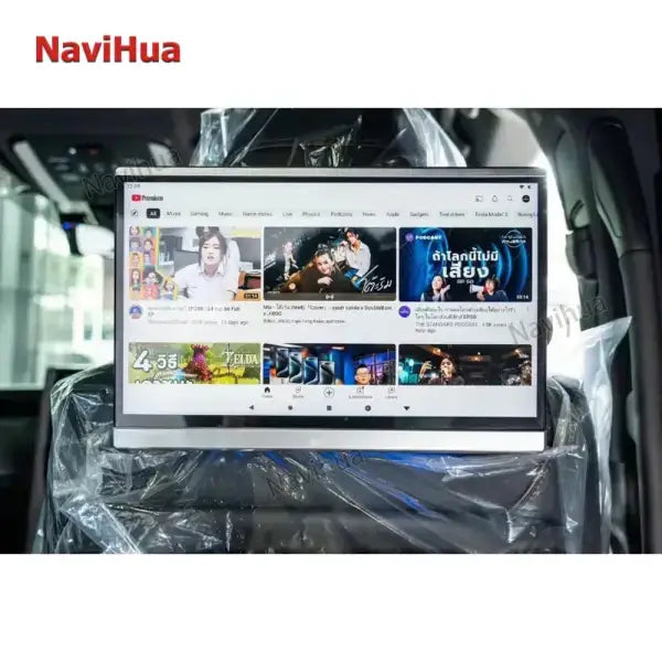 13.3 Inch 2K Android IPS Touch Screen Car Headrest Monitor