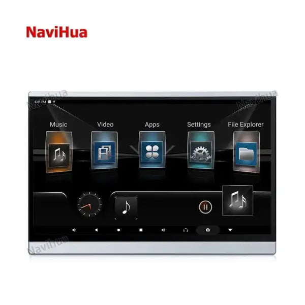 13.3 Inch Android IPS Touch Screen Car Headrest Monitor Multimedia Player Universal Rear Seat Entertainment System