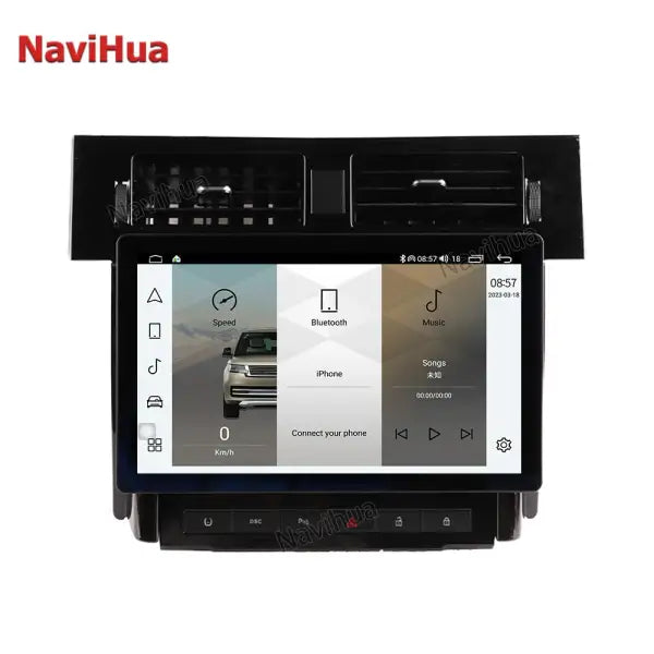 13.3 New Upgrade Stereo GPS Navigation Car DVD Players Android for Range Rover Sport 2005 2009 Multimedia Tesla Screen