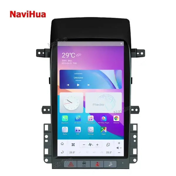 13.6 Inch Android 11.0 Car GPS Navigation DVD Player for Tesla Style Chevrolet Captiva 2008-2012 Keep Original AC