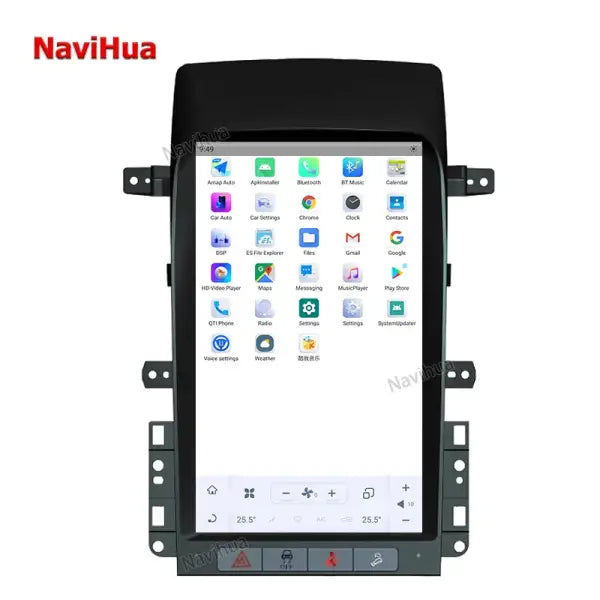 13.6 Inch Android 11.0 Car GPS Navigation DVD Player for Tesla Style Chevrolet Captiva 2008-2012 Keep Original AC