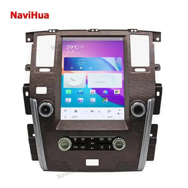 13.6 Inch Car Radio Video Android Car Audio Stereo DVD Player GPS Navigation for Tesla Style for Nissan Patrol Y62