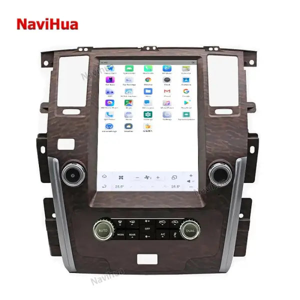 13.6 Inch Car Radio Video Android Car Audio Stereo DVD Player GPS Navigation for Tesla Style for Nissan Patrol Y62