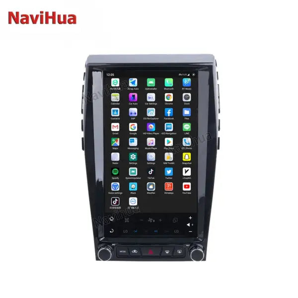 13.6 Inch Vertical Screen Car Stereo Android Car DVD Player Head Unit Car Radio for Tesla Style Ford Edge 2015-2019