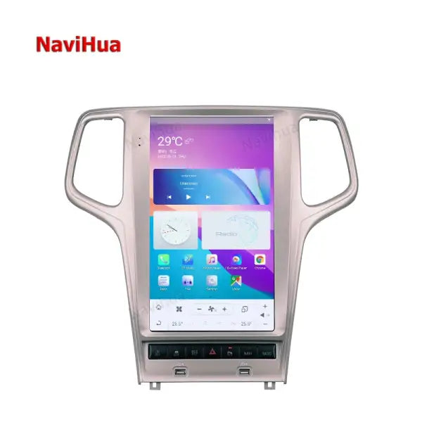 13.6 Inch Vertical Screen Navigation Radio Car DVD Player for Jeep Grand Cherokee 2014-2020