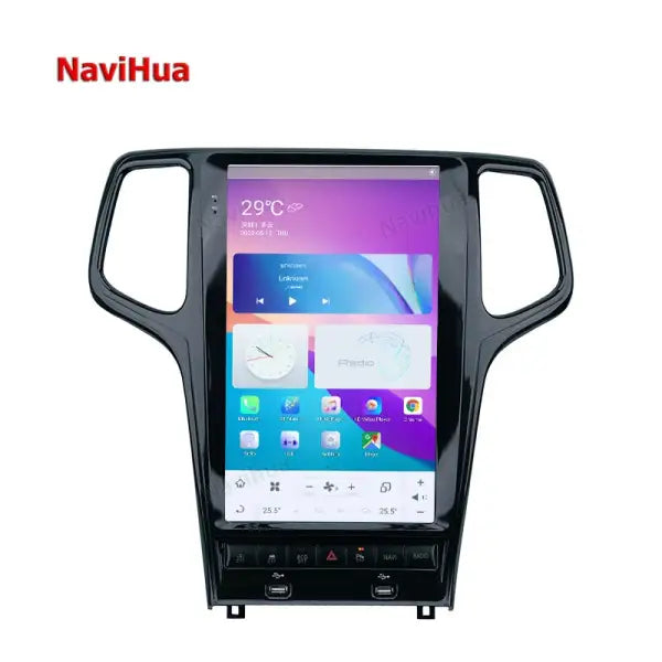 13.6 Inch Vertical Screen Navigation Radio Car DVD Player for Jeep Grand Cherokee 2014-2020