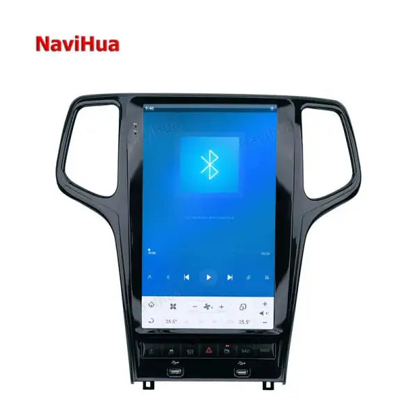 13.6" Vertical Screen Navigation GPS Auto Radio Head Unit Car DVD Player for Tesla Style Jeep Grand Cherokee 2010-2013