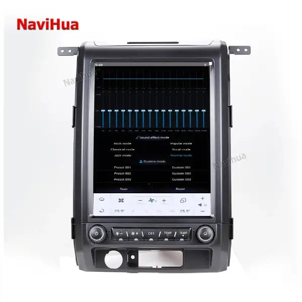 13 Inch Vertical Touch Screen Radio DVD Player GPS Navigation Android Car Stereo for Ford F150 2009 - 2014