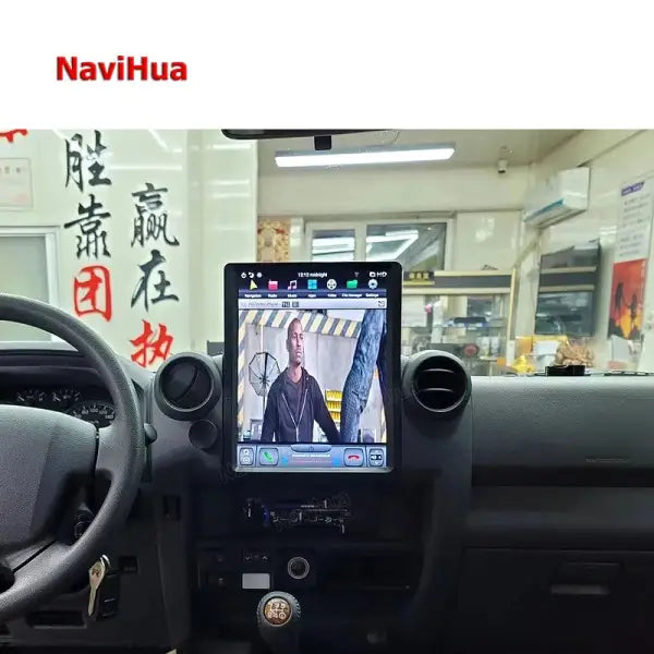 13" Vertical Touch Screen for Tesla Android Car Radio for Toyota for Land Cruiser LC70 LC75 LC76 Auto Stereo Head Unit