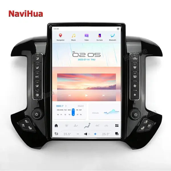 14.4 Inch Touch Screen Android Car DVD Player Radio GPS Navigation Stereo for Chevrolet Silverado GMC Sierra 2014-2018