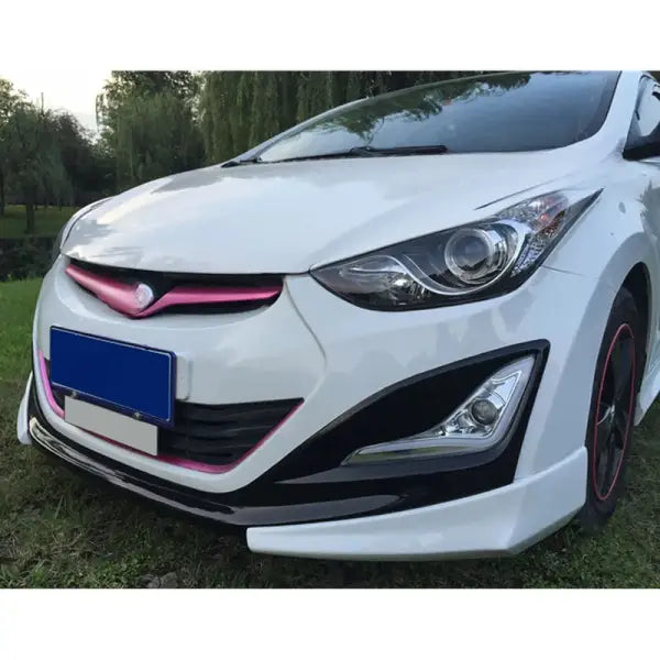 15 Han Edition Front Bumper for 2012-2017 Hyundai Elantra Car before the Front Bumper Lip Grille Body Kit