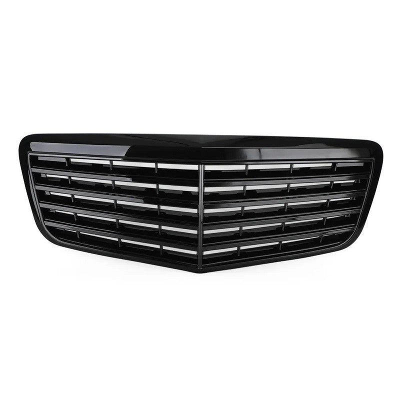 Car Craft Compatible With Mercedes Benz E Class W211 2007-2009 Front Bumper Upgrade Convert To Amg C63 Show Grill Amg Black GC