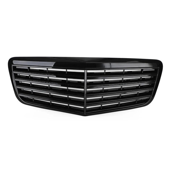 Car Craft Compatible With Mercedes Benz E Class W211 2007-2009 Front Bumper Upgrade Convert To Amg C63 Show Grill Amg Black GC