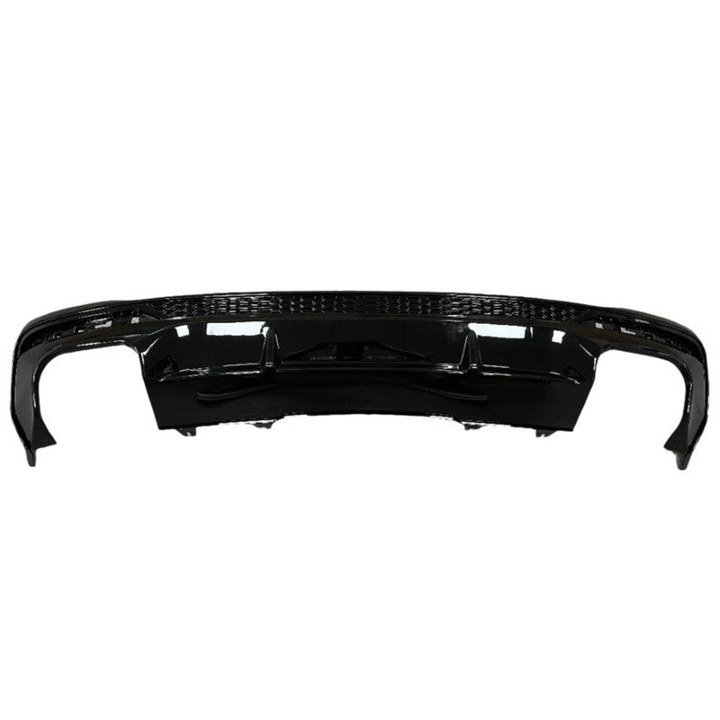 Car Craft Compatible With Audi A4 B9.5 2021+ Upgraded Facelift Convert To S4 Sport Bodykit Rear After Bumper Lip Diffuser Skirt Splitter A4-043 Gc Glossy Black