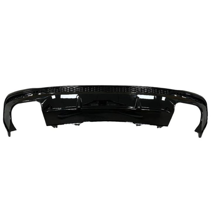 Car Craft Compatible With Audi A4 B9.5 2021+ Upgraded Facelift Convert To S4 Sport Bodykit Rear After Bumper Lip Diffuser Skirt Splitter A4-043 Gc Glossy Black