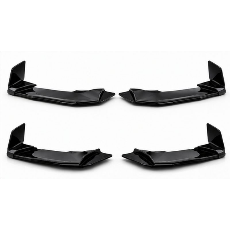 Car Craft Compatible With Audi A4 B9 2017-2020 Rs4 Front Bumper Lip Splitter Skirt Trim A4-023 024 GC