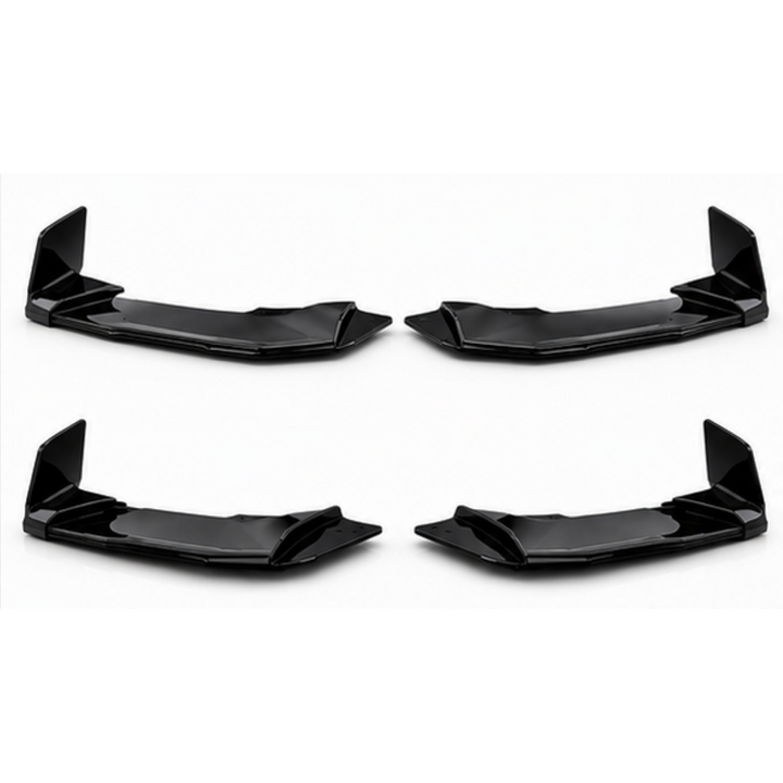 Car Craft Compatible With Audi A4 B9 2017-2020 Rs4 Front Bumper Lip Splitter Skirt Trim A4-023 024 GC