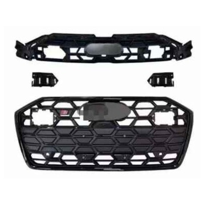 Car Craft Compatible With Audi A6 S6 Rs6 C8 2019-2023 Front Rs6 Sport Bumper Upgraded Show Honeycomb Style Grill Mesh Rsu Dlw0601070878 Bl Black - CAR CRAFT INDIA