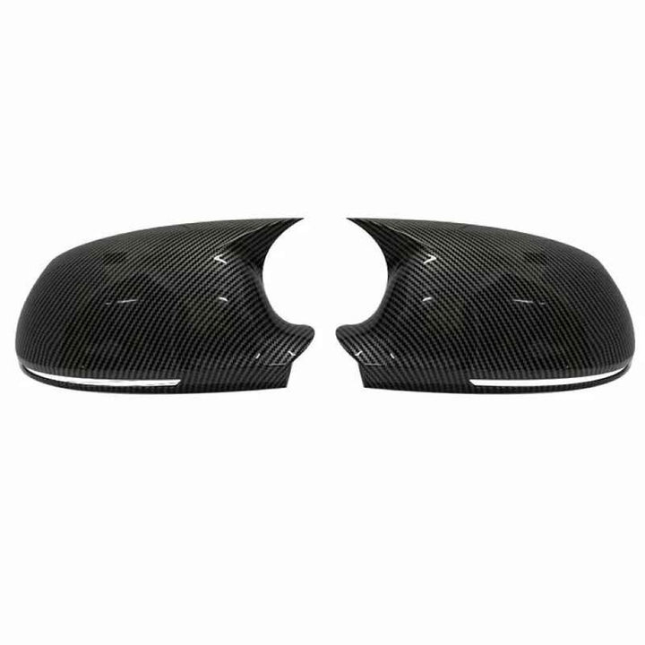 Car Craft Compatible With Audi A4 S4 2008-2009 A5 S5 2007-2009 A6 S6 2008-2011 A8 S8 2008-2010 Q3 Sq3 2012-2015 A3 2008-2010 Side Rear View Case Wing Cap Shell Housing Mirror Covers 3m Tape Pasting Style Carbon Fiber Look