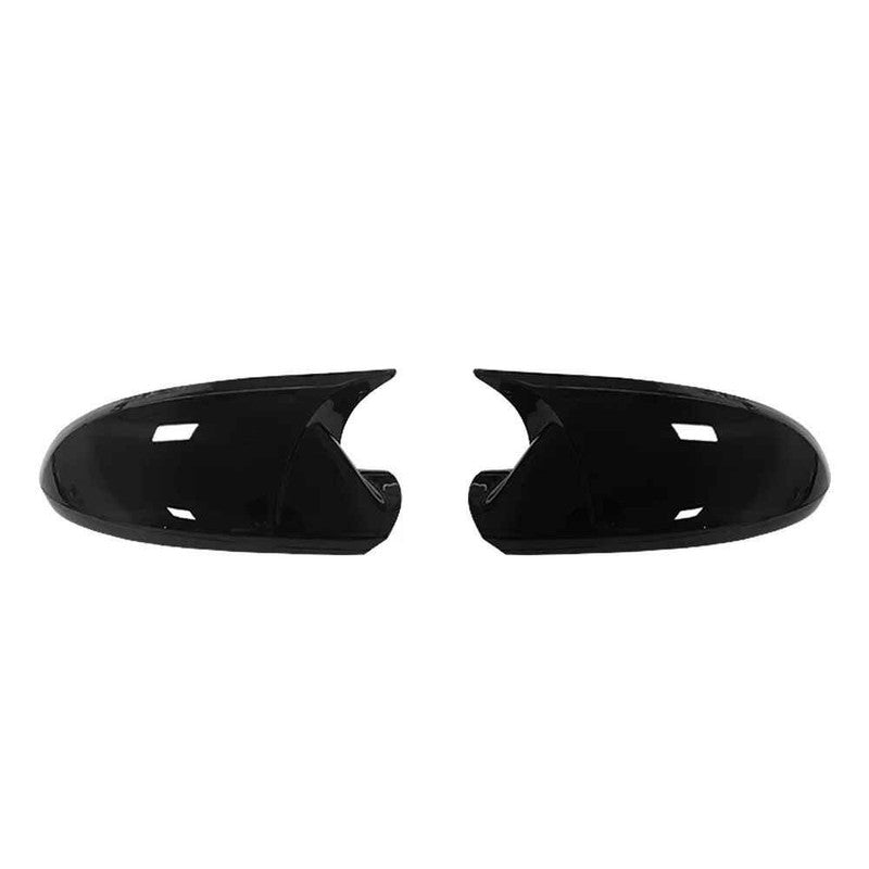 Car Craft Compatible With Audi A6 C7 S6 Rs6 2012-2018 Side Rear View Case Wing Cap Shell Housing Mirror Covers 3m Tape Pasting Style Glossy Black CC-11512