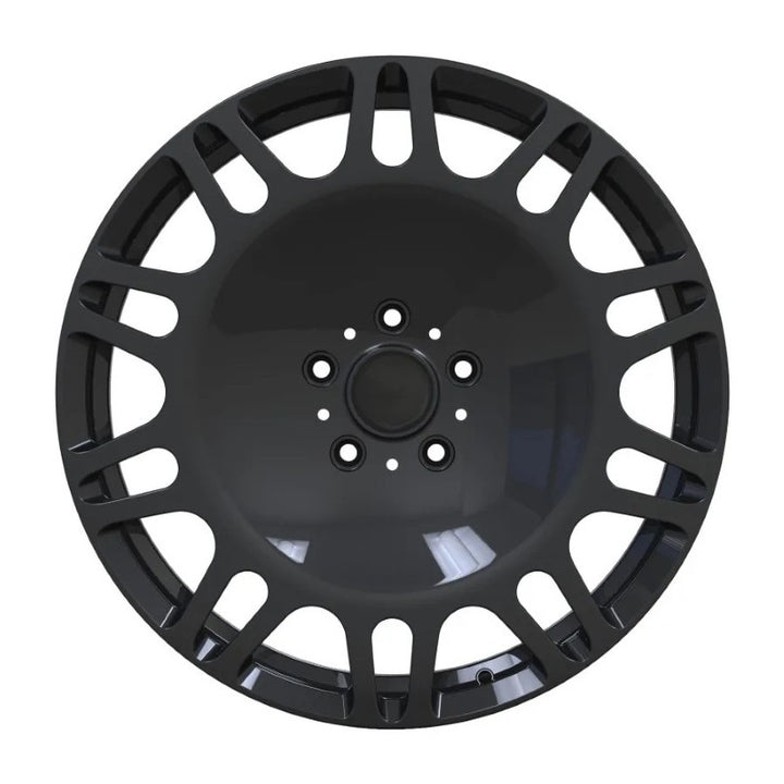 Car Craft Compatible With Mercedes A B C E S W177 W205 W206 W212 W213 W214 W221 W222 W223 W464 W463 W465 Gla W156 W247 Gle Gls W166 W167 Forged Alloy Wheel Macwheel Rim Maybach Style 21 Inch 1pc BLACK - CAR CRAFT INDIA