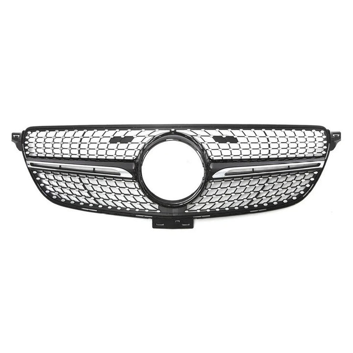 Car Craft Compatible With Mercedes Benz Gle Coupe W166 X166 C292 W292 2015-2019 Front Amg Bumper Show Grill  Diamond Black - CAR CRAFT INDIA