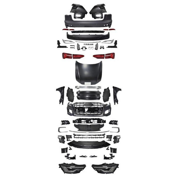 Car Craft Compatible With Audi A6 C7 2011-2018 Upgrade Facelift Convert To A6 C8 Pv 2023 Bodykit Bumper Headlight Taillight Hood Fender CC-6047 - CAR CRAFT INDIA