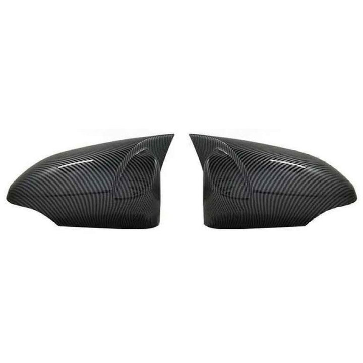 Car Craft Compatible With Toyota Corolla Altis 2014-2017 Camry 2012-2017 Toyota Vitz 11-19 Side Rear View Case Wing Cap Shell Housing Mirror Covers 3m Tape Pasting Style Carbon Fiber Look CC-11523