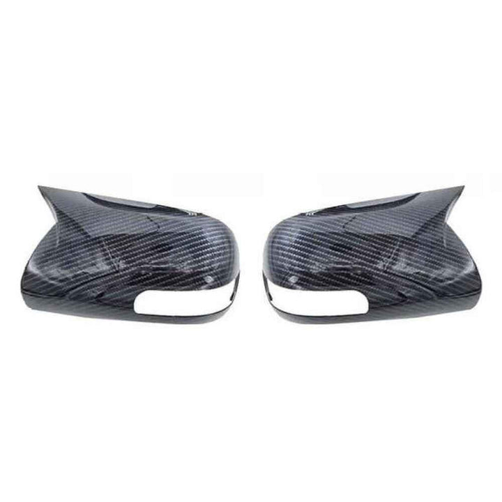 Car Craft Compatible With Toyota Camry Xv40 Mark X Reiz 2005-2011 Side Rear View Case Wing Cap Shell Housing Mirror Covers 3m Tape Pasting Style Carbon Fiber Look Usa CC-11521