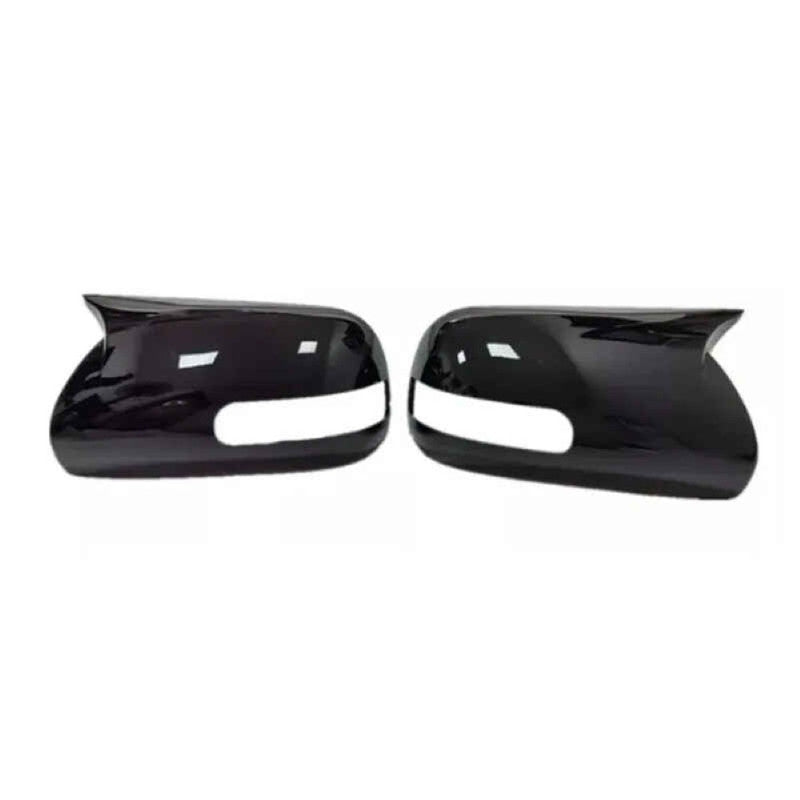 Car Craft Compatible With Toyota Camry Xv40 Mark X Reiz 2005-2011 Side Rear View Case Wing Cap Shell Housing Mirror Covers 3m Tape Pasting Style Glossy Black Usa CC-11520