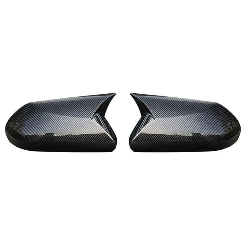 Car Craft Compatible With Toyota Camry 2018‑2025 Le Se Xle Xse Side Rear View Case Wing Cap Shell Housing Mirror Covers 3m Tape Pasting Style Carbon Fiber Look Model A CC-11525