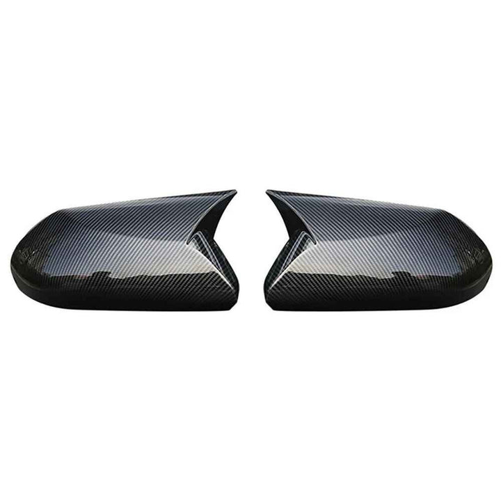 Car Craft Compatible With Toyota Camry 2018‑2025 Le Se Xle Xse Side Rear View Case Wing Cap Shell Housing Mirror Covers 3m Tape Pasting Style Carbon Fiber Look Model A CC-11525