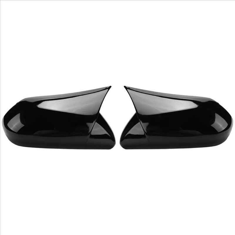 Car Craft Compatible With Toyota Camry 2018‑2025 Le Se Xle Xse Side Rear View Case Wing Cap Shell Housing Mirror Covers 3m Tape Pasting Style Glossy Black Model A CC-11524