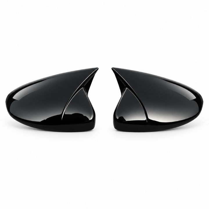 Car Craft Compatible With Toyota Camry 2018‑2025 Le Se Xle Xse Side Rear View Case Wing Cap Shell Housing Mirror Covers 3m Tape Pasting Style Glossy Black Model C CC-11528