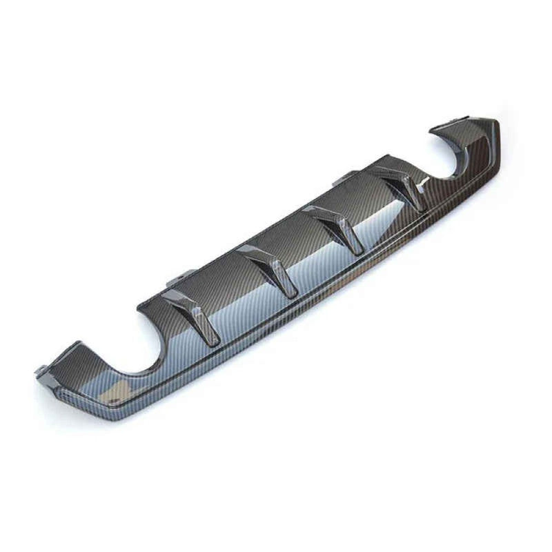 Car Craft Compatible With Honda Civic 2016-20219 Rear After Bumper Lip Diffuser Skirt Splitter Trim Carbon Fiber Look Model A